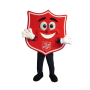 Salvation Army Shield Mascot Costume