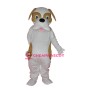 Brown and White Dog Adult Mascot Costume