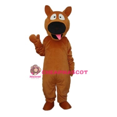Brown Dog Mascot Adult Costume