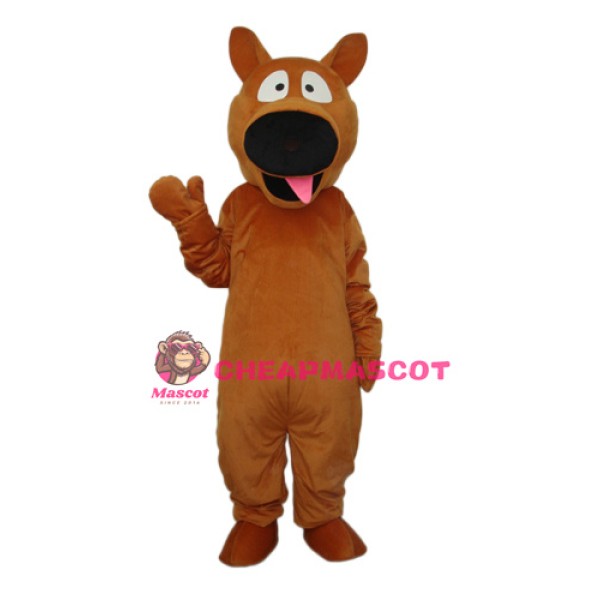 Brown Dog Mascot Adult Costume