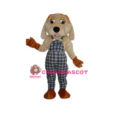 2nd Version Lucky Dog Mascot Adult Costume