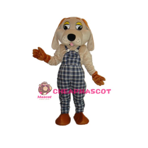 2nd Version Lucky Dog Mascot Adult Costume