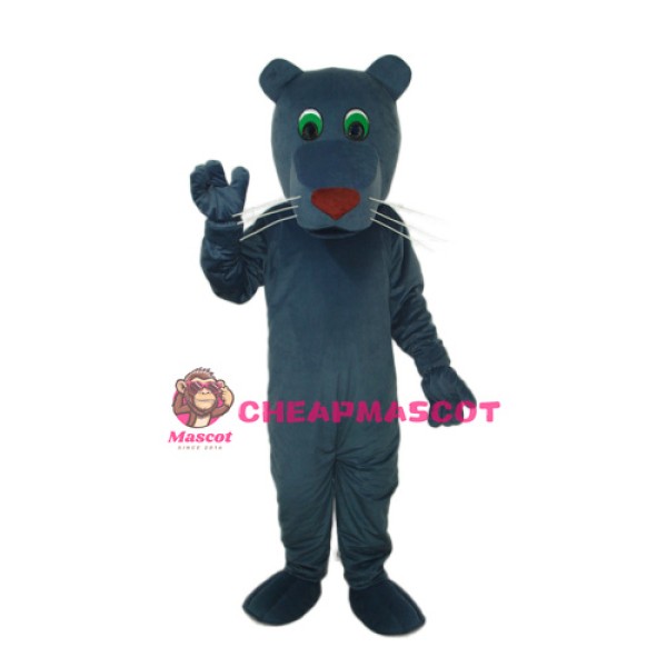 Black Mouth Dog Mascot Adult Costume