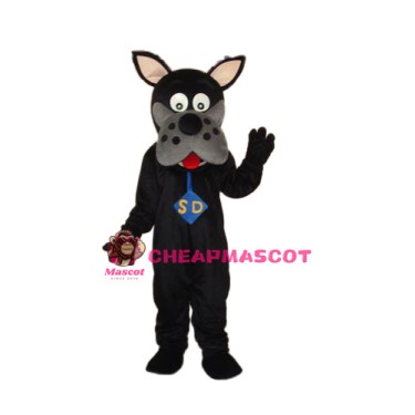 Black Scooby-Doo Mascot Adult Costume