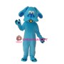 Blue Dog Mascot Adult Costume