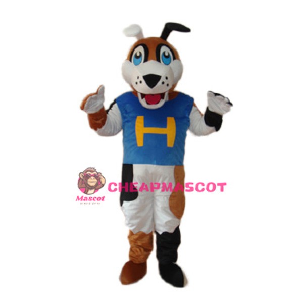 Mitt Dog Mascot Adult Costume