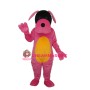 Pink Dog Mascot Adult Costume