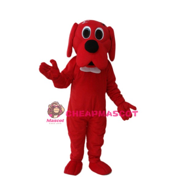 Red Potter Dog Mascot Adult Costume