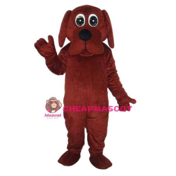 Rooney Brown Dog Mascot Adult Costume