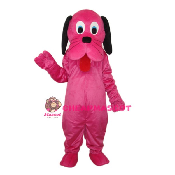 Rose Dog Mascot Adult Costume