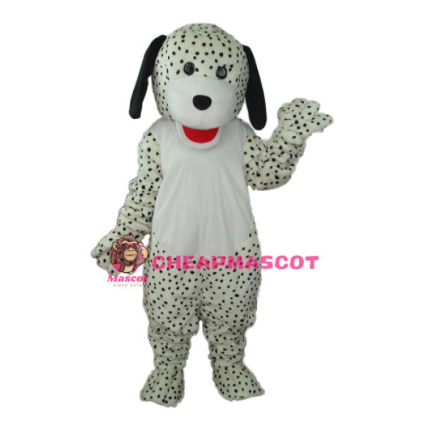 Spotted Colourful Dog Mascot Adult Costume