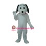 Little White Dog Mascot Adult Costume
