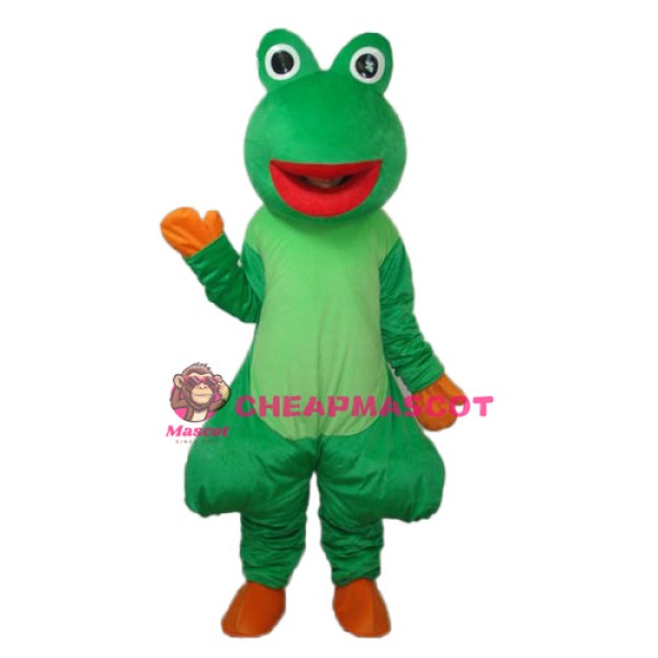 Red Mouth Odd Frog Mascot Adult Costume