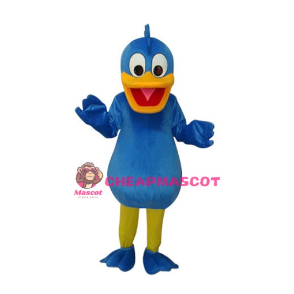 Blue Duck Plush Mascot Adult Costume