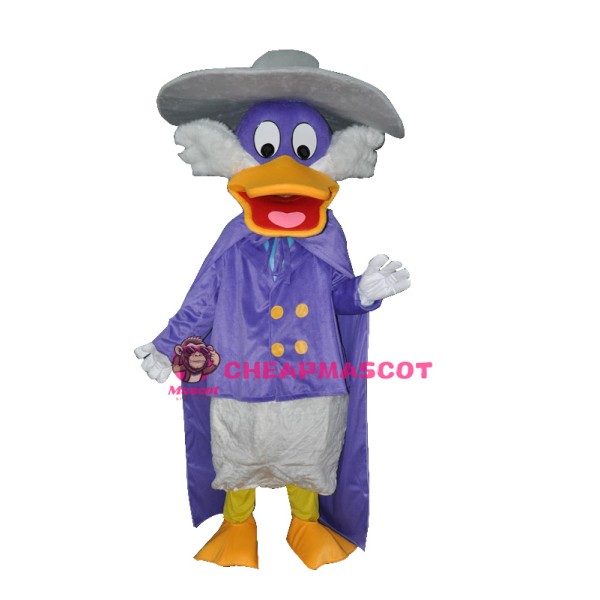 Naughty Purple Duck Adult Mascot Costume