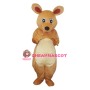 Big Eyes Kangaroo Adult Mascot Costume
