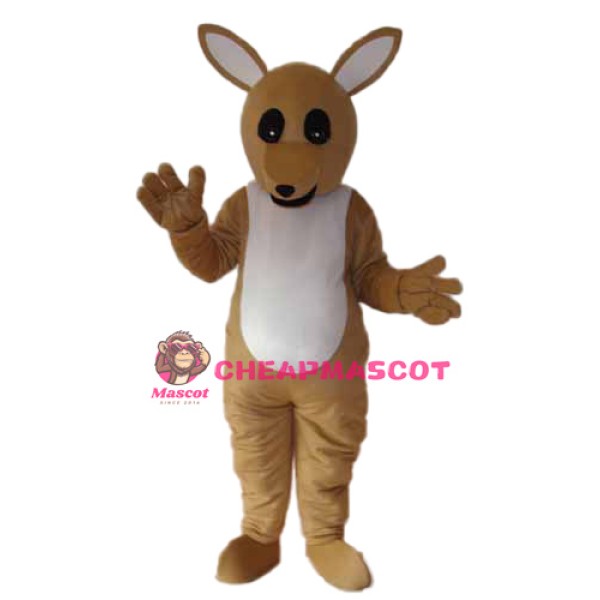 Golden Kangaroo Mascot Adult Costume
