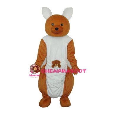 Long-feet Kangaroo Plush Mascot Adult Costume