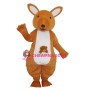 Yellow Kangaroo Mascot Adult Costume