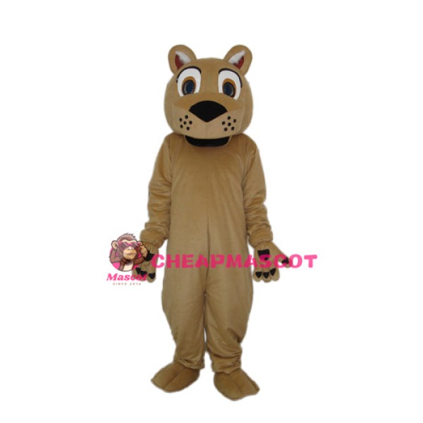 Beardless Lion Mascot Adult Costume