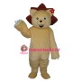 Golden Lion Mascot Adult Costume