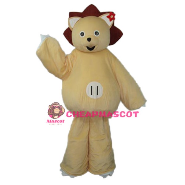 Modified Version of Golden Lion Mascot Adult Costume