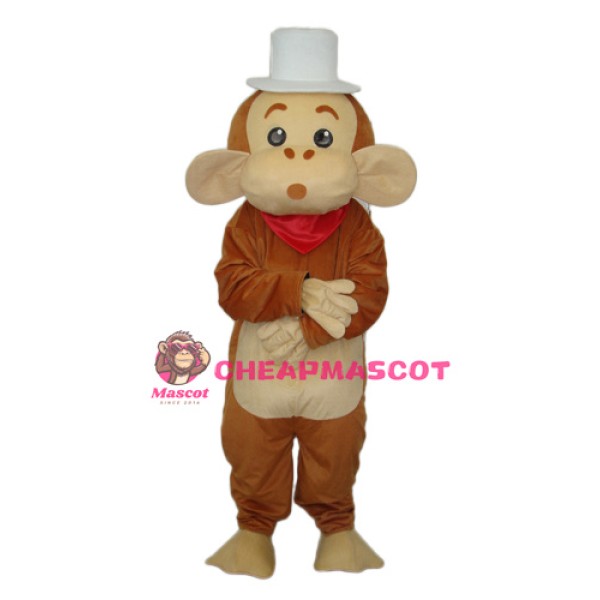 Cap Monkey Mascot Adult Costume