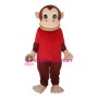 Red Vest Gorilla Mascot Adult Costume