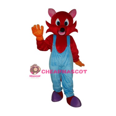 Red Fox Mascot Adult Costume
