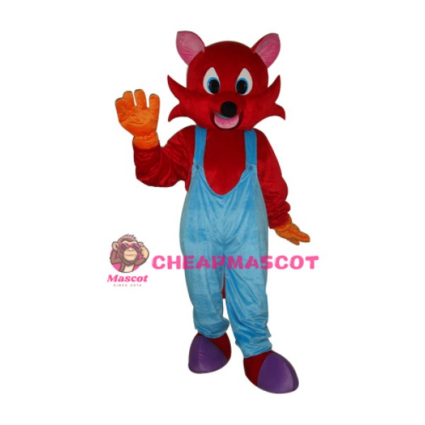 Red Fox Mascot Adult Costume