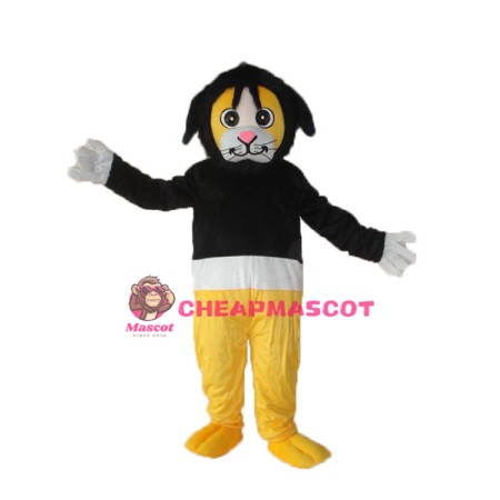 Tony Monkey in Black Sweater Adult Mascot Costume