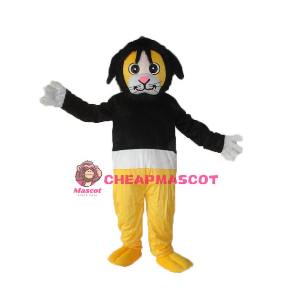 Tony Monkey in Black Sweater Adult Mascot Costume