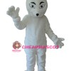 White Fox Mascot Adult Costume