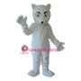 White Fox Mascot Adult Costume