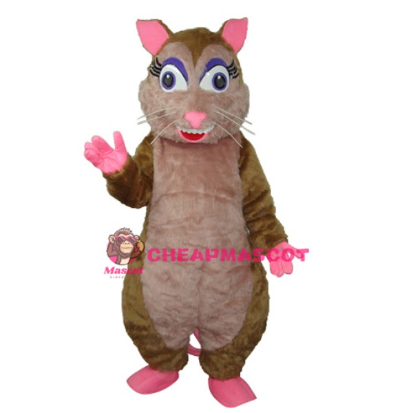 Vole Plush Mascot Adult Costume