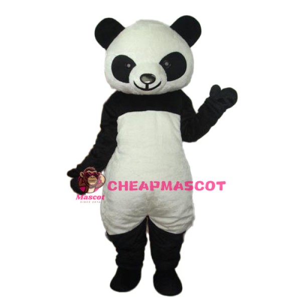 9th Version of The Giant Panda Mascot Adult Costume