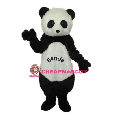 Giant Panda with letters Mascot Adult Costume
