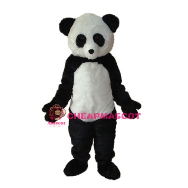 Long Wool giant Panda Mascot Adult Costume