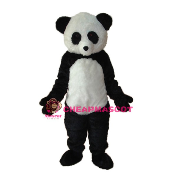 Long Wool giant Panda Mascot Adult Costume