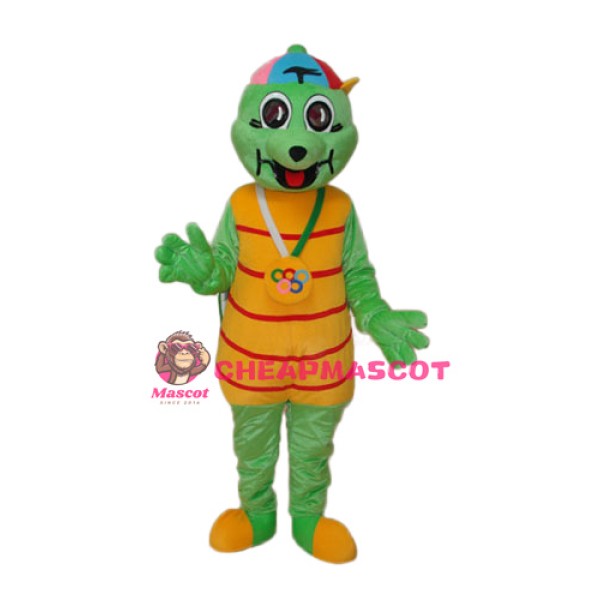 Golden Pig Mascot Adult Costume