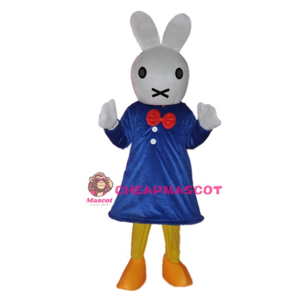 Clever Rabbit Mascot Adult Costume