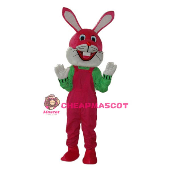 Etiquette Rabbit Mascot Adult Costume