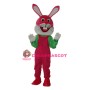 Etiquette Rabbit Mascot Adult Costume