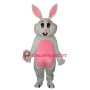 Pink Ears Rabbit Mascot Adult Costume