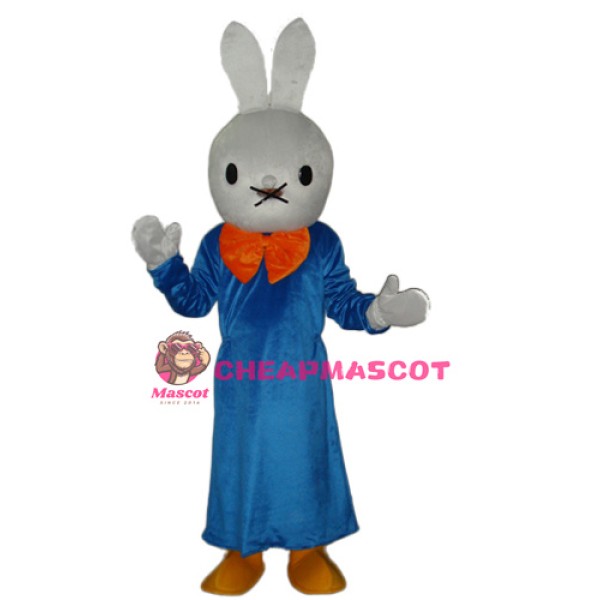 Smart Rabbit Mascot Adult Costume