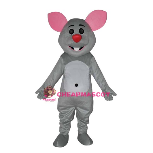 Grey mouse adult Mascot Costume