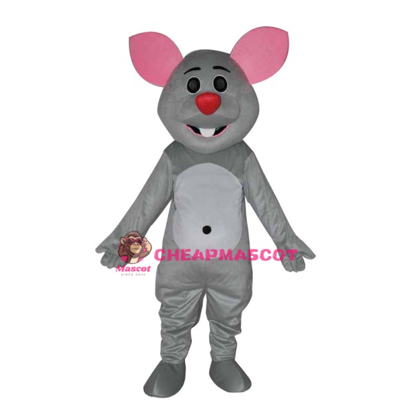 Grey mouse adult Mascot Costume