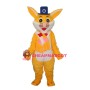 Yellow Rabbit Mascot Adult Costume