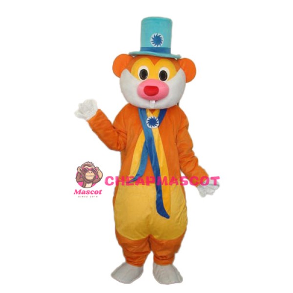 Hat Rat Mascot Adult Costume