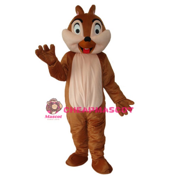 Squirrel Plush Adult Mascot Costume